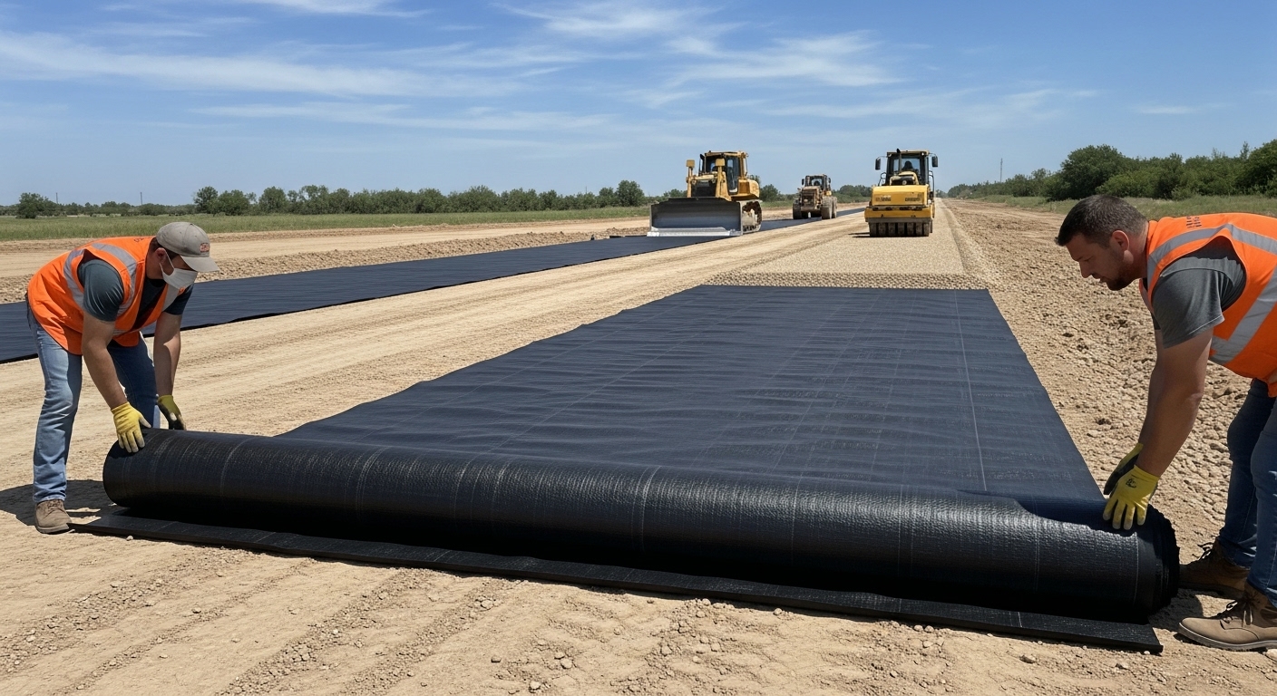 Geotextile Use in Road Construction: Benefits & Applications
